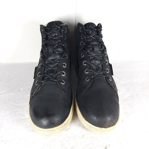 Harley Davidson Men\'s Midland US9M Black Leather Waterproof Laceup Ankle Boots main image 7